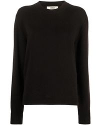 Fendi - Crew-Neck Long-Sleeve Jumper - Lyst