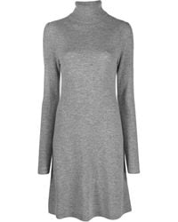 Allude - Roll-neck Knitted Dress - Lyst