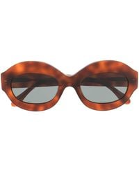 Marni - Tortoiseshell Round-Frame Sunglasses - Lyst