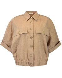 Brunello Cucinelli - Mini Blouse - Lyst