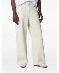A.P.C. - Wideleg Light Bleached Jeans - Lyst