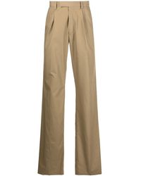 Amiri - Box-Pleat Straight-Leg Trousers - Lyst