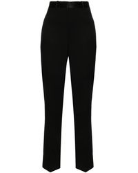 Victoria Beckham - High Waist Straight Broek - Lyst