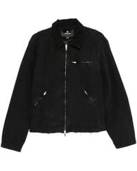 Represent - Corduroy-Collar Frayed-Edges Jacket - Lyst