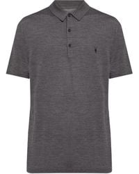 AllSaints - Polo con logo y manga corta - Lyst