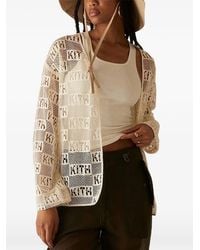Kith - Jace Logo-Details Lace Shirt - Lyst