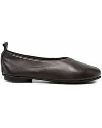 Liska - Pull-Tab Leather Ballet Flats - Lyst