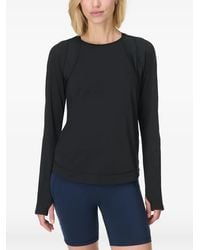 Sweaty Betty - Breathe Easy Thumb-Slot Mesh-Panel Top - Lyst
