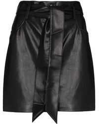Nanushka - Faux-leather Mini Skirt - Lyst