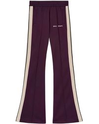 Palm Angels - Logo-Embroidered Flared Track Pants - Lyst