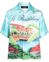 Amiri - Eden Rock Bowling Shirt - Lyst