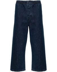 Societe Anonyme - Logo-embroidered Straight-leg Jeans - Lyst