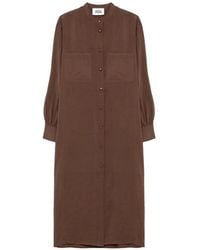 Alpha Studio - Blousejurk Met Zak En Knopen - Lyst