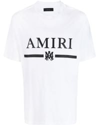 Amiri - Camiseta M.A. Bar con logo estampado - Lyst