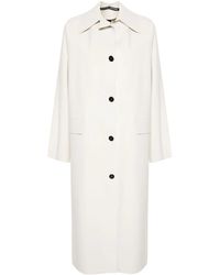 Kassl - Single-Breasted Long Coat - Lyst