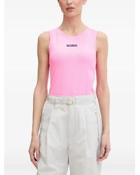 Bogner Fire + Ice - Manya Ribbed Logo-Patch Tank Top - Lyst