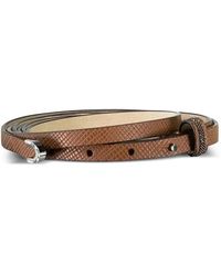 Brunello Cucinelli - Monili-Detail Leather Belt - Lyst