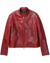 CAMPERLAB - Leren Jack Met Rits - Lyst