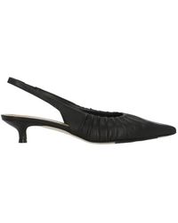 Julie Dee - Ruched Slingback Pumps - Lyst