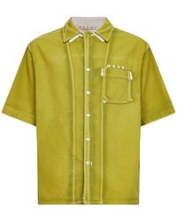 Marni - Logo Patch-Pocket Shirt - Lyst