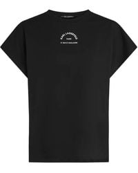 KARL LAGERFELD - Lockeres Rue St-Guillaume T-Shirt - Lyst