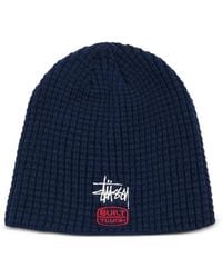 Stussy - Waffle Built Tough Skullcap Beanie Hat - Lyst