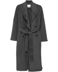 Erika Cavallini Semi Couture - Manteau À Taille Ceinturée - Lyst