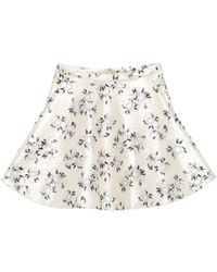 McQueen - Floral Skirt - Lyst
