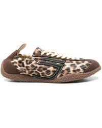 PURAAI - Leopard-Print Sneakers - Lyst