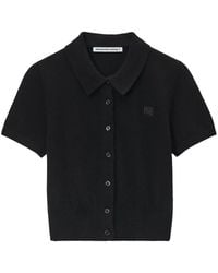 Alexander Wang - Logo-Embroidered Polo Shirt - Lyst