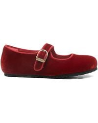 Birkenstock - Santa Clarita Buckled Ballet Flats - Lyst