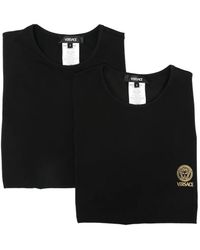 Versace - T-Shirt Con Logo (2 Pezzi) - Lyst
