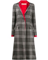 Marni Geruite Overjas - Meerkleurig