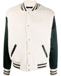 Greg Lauren - Colour-Block Varsity Bomber Jacket - Lyst