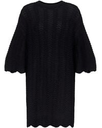 Loulou de Saison - Wafa Drop-Shoulder Midi Dress - Lyst