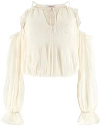 Guess - Emilia Cold-Shoulder Top - Lyst