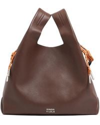 Bimba Y Lola - Medium Leather Tote Bag - Lyst