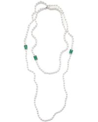 Izabel Display - Mega Pearl Cubic-Zirconia Necklace - Lyst