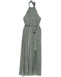 Siyu - Halterneck Tie-Belt Maxi Dress - Lyst