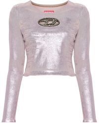 DIESEL - De-Top1-Fsd Crystal-Embellished Top - Lyst