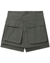Izzue - Double Breasted Shorts - Lyst