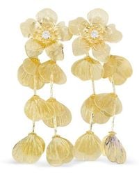 Self-Portrait - Flower-Shaped Earrings - Lyst