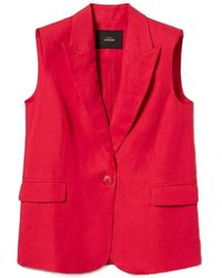 Twinset - Linen Blend Waistcoat - Lyst