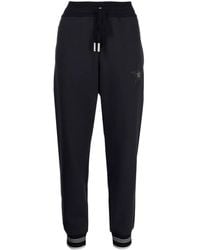 Lorena Antoniazzi - Star-Detail Cotton Track Pants - Lyst