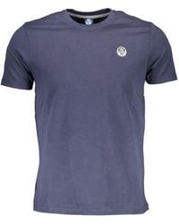 North Sails - Logo-Embroidered Cotton T-Shirt - Lyst