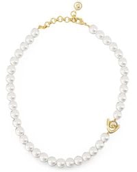 CASABLANCA - Collier Lotus À Perles - Lyst