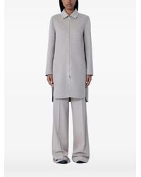 Max Mara - Abrigo Con Cuello Y Cremallera - Lyst