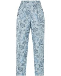 Temperley London - Plooibroek Met Bloemenprint - Lyst