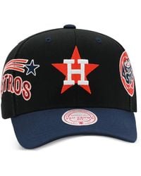 Mitchell & Ness - X Mbl Astros Cooperstown Embroidered Snapback Cap - Lyst