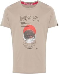 Alpha Industries - X NASA t-shirt Orbit en coton - Lyst